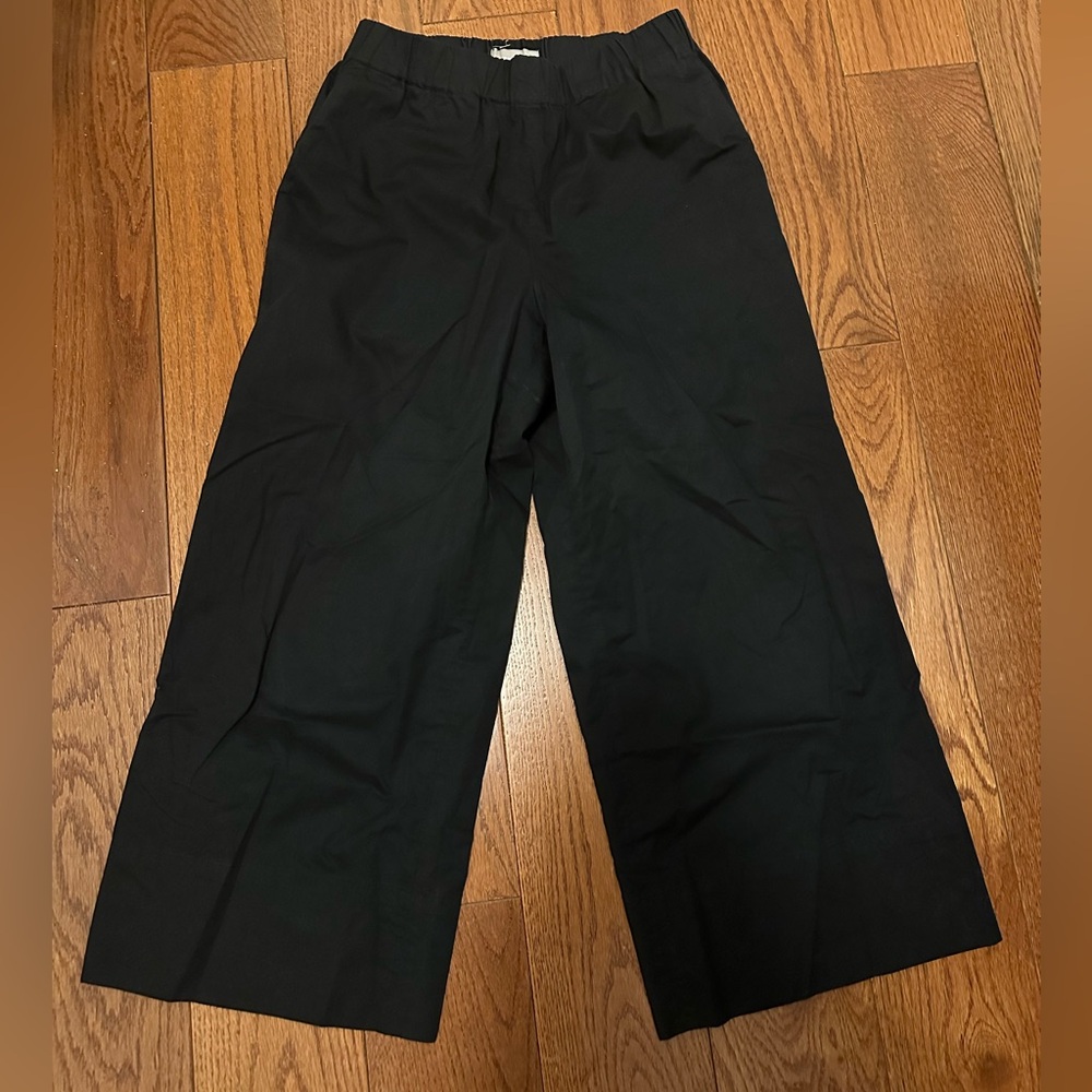 EVERLANE WIDE LEG CROPPED PANTS